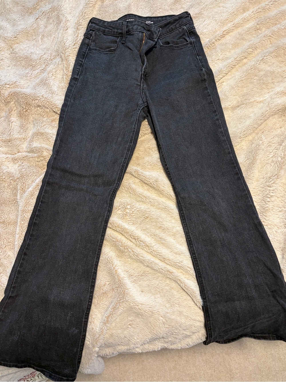 Old Navy Women’s Dark Black Flare Jeans
